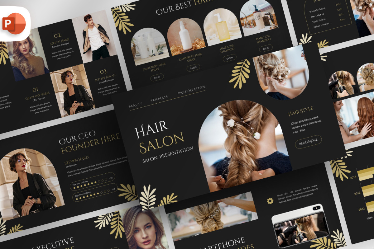 Hair Salon Presentation Template Nulivo Market